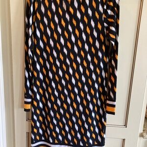 Michael Kors, multi-color print, long sleeve dress, Size XS